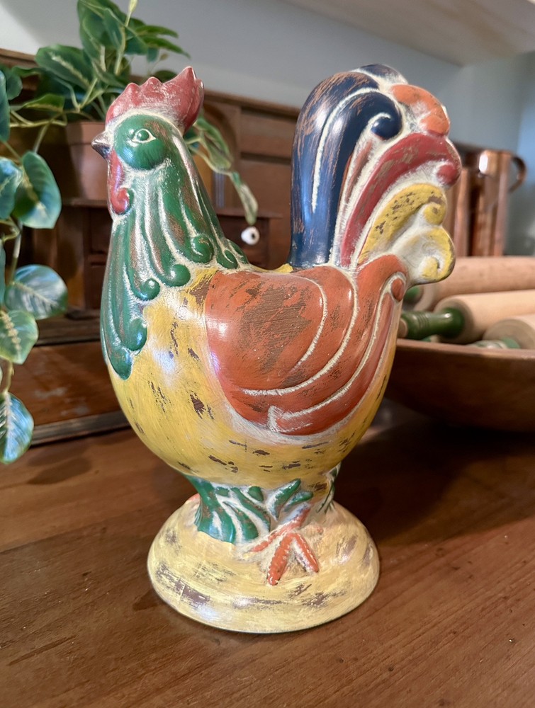 12” STONEWARE ROOSTER