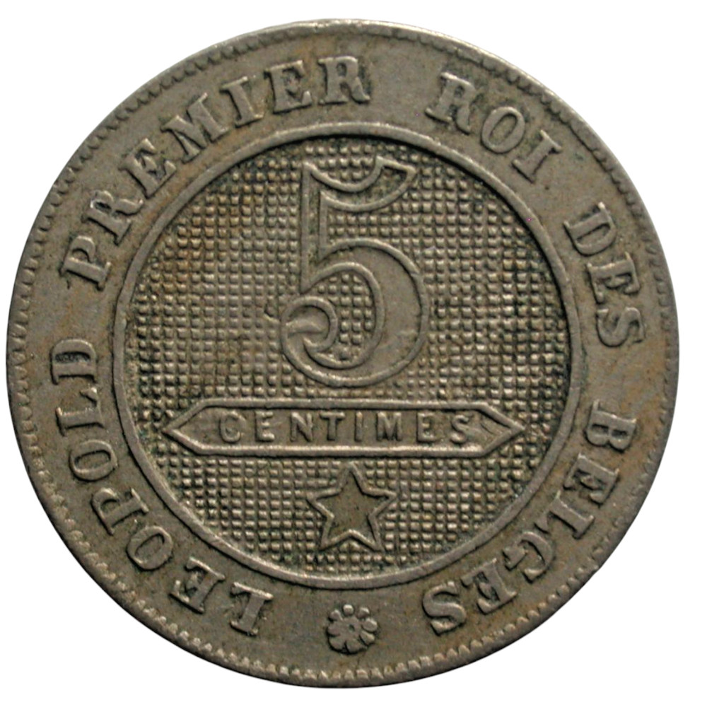 Belgium 1864 5 Centimes