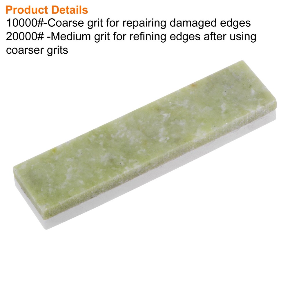 2pcs Knife Sharpening Stone Set Rectangle 10000/20000 Grit