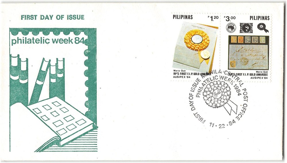 Philippines #1714-15 FDC, 1984