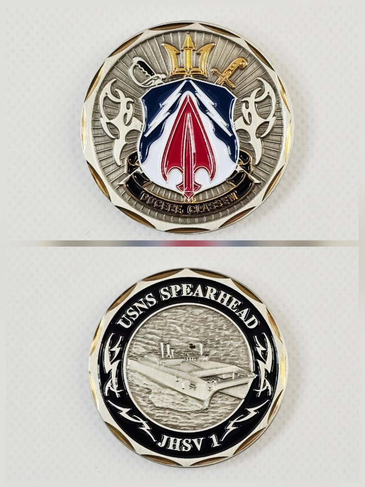 USNS SPEARHEAD JHSV 1 Challenge Coin