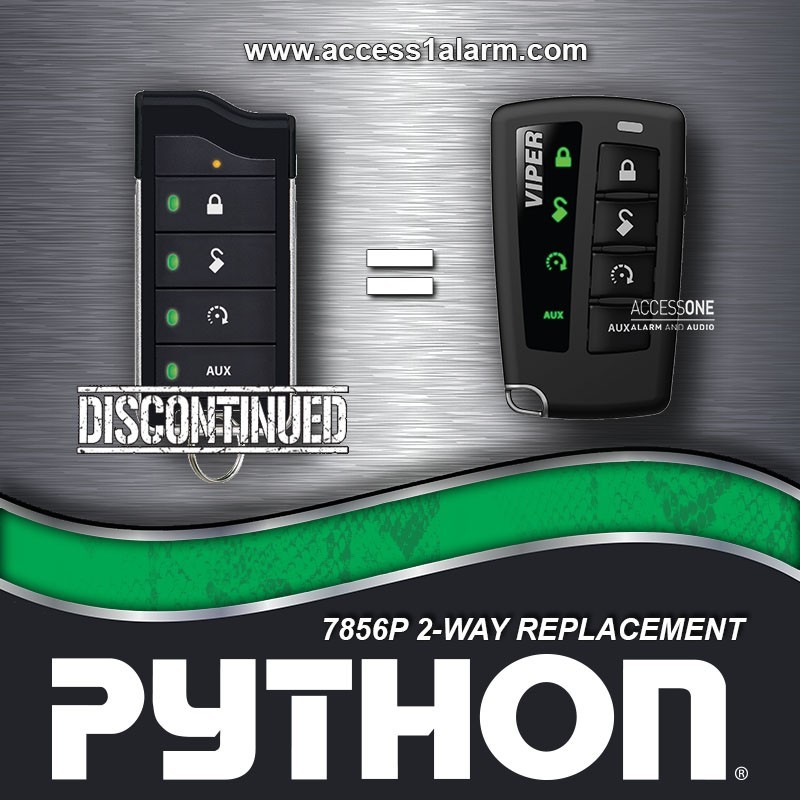 Python 7856P 2-Way LED Remote Control Replacement NEW FOR 2026 The Viper 7858V
