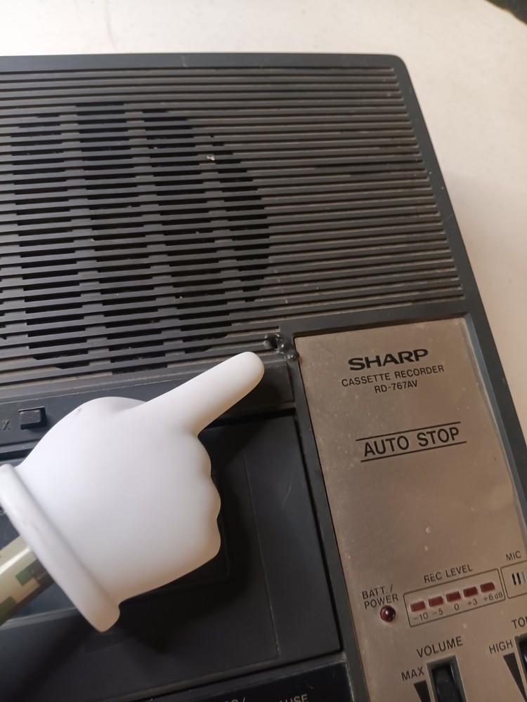 Vintage Sharp RD-767AV Cassette Player/Recorder