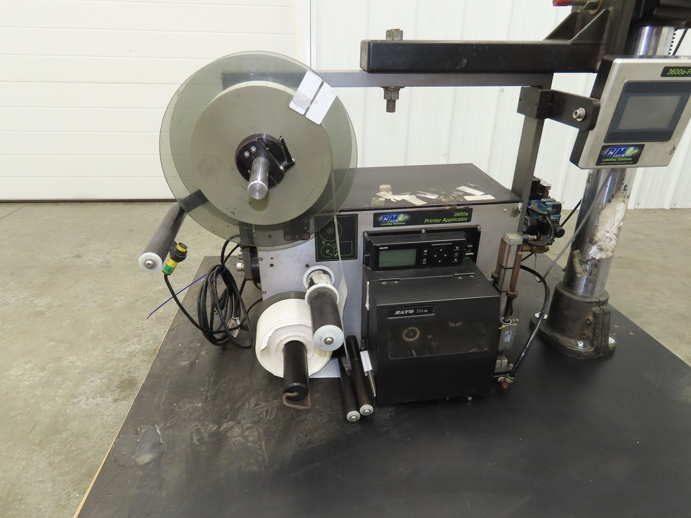 CTM 3600A-S84-EX High Speed Label Applicator SATO Thermal Printer 5" Width