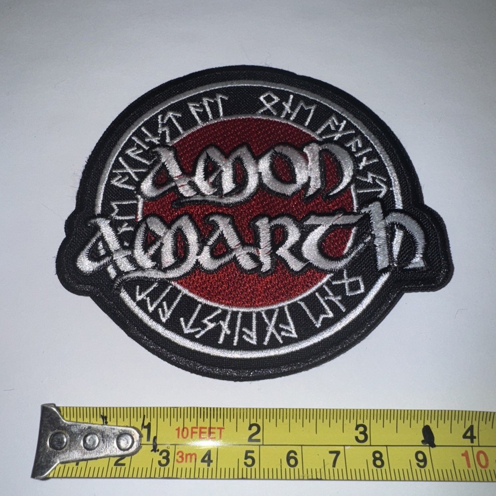 AMON AMARTH RUNES EMBROIDERED PATCH