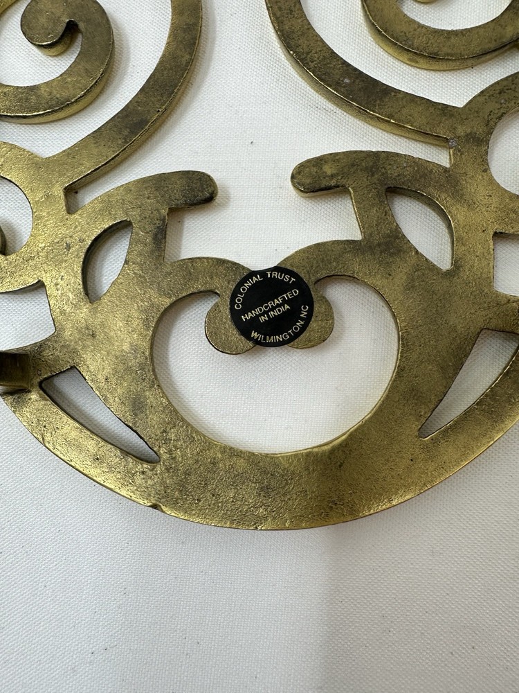 Colonial Trust Brass Trivets