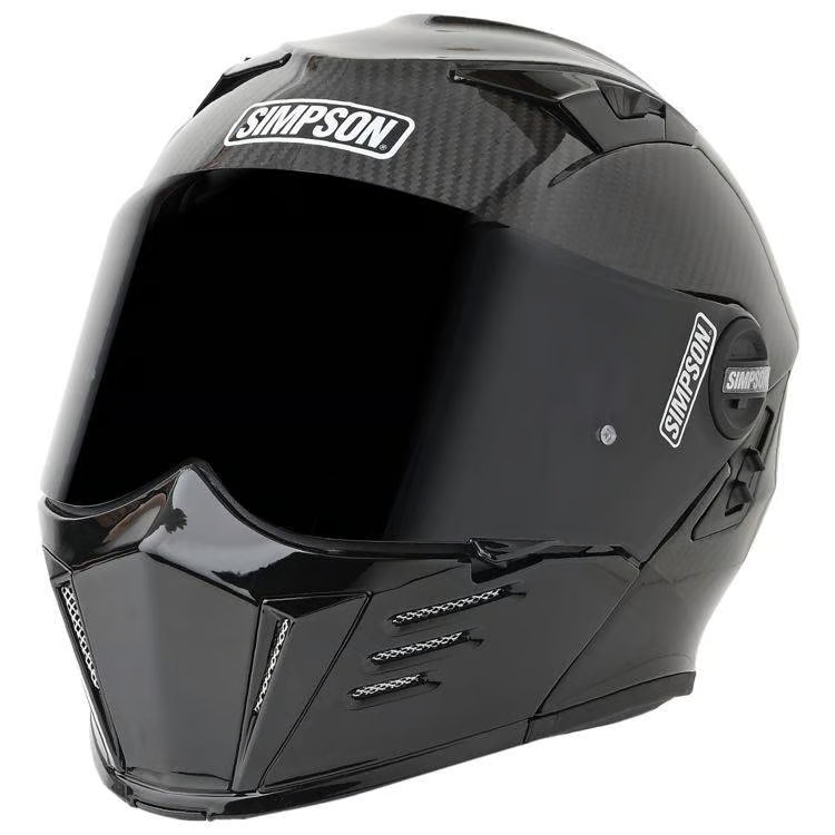 Simpson Motorcycle M59XLC Mod Bandit Helmet Adult XL Carbon Fiber