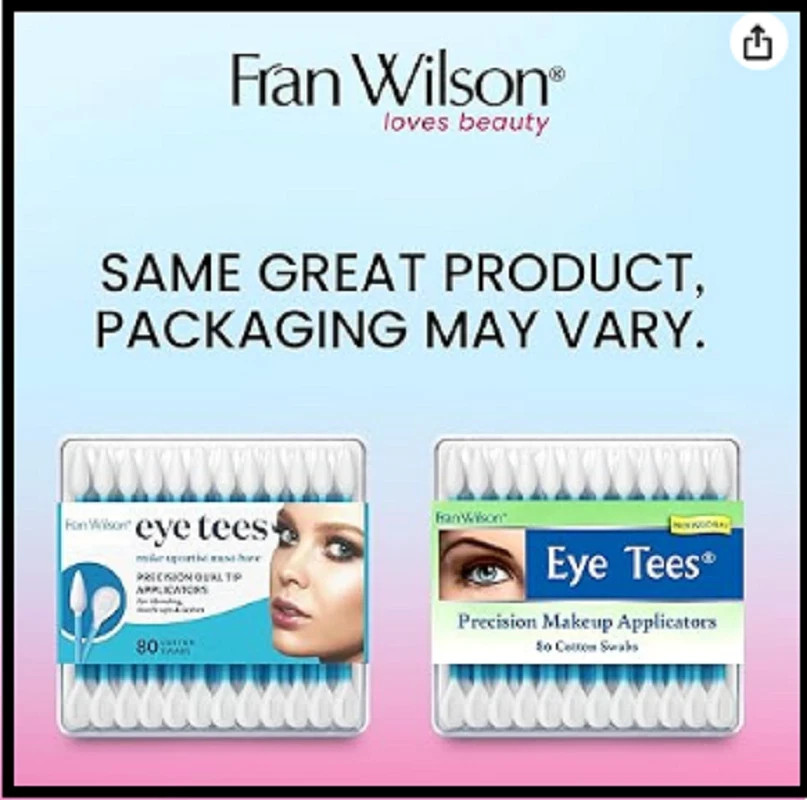 Fran Wilson Eye Tees Precision Makeup Applicator, Pack of 3