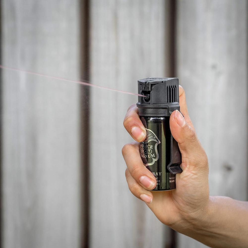 Pepper Spray Max Strength 16Ft Range 1 Pack 2Oz Flip Top