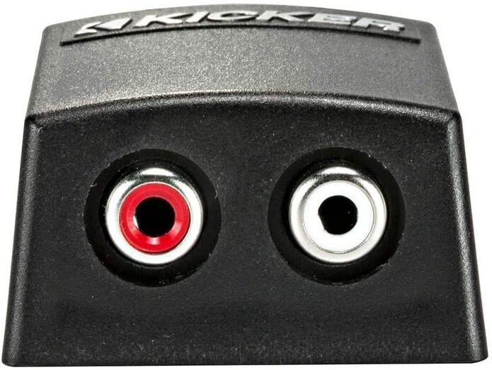 46KISLOC2 KICKER Speaker Wire-to-RCA Line-Out Converter 2 Channel w/+12v Turn On