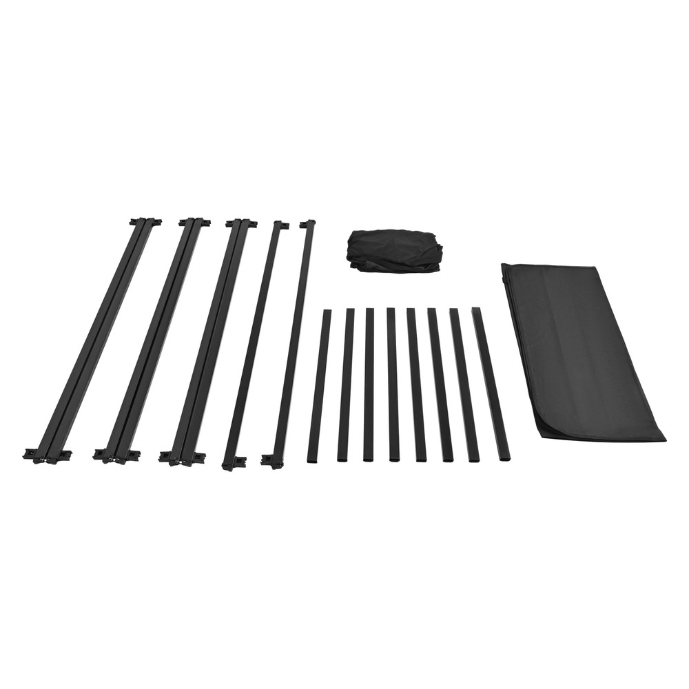 DJ Foldable Booth Panels 4-Panel Black Portable Facade Event Booth Panels