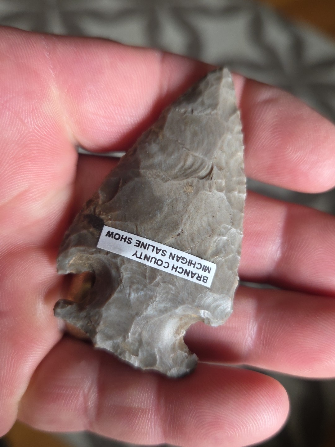 AUTHENTIC ARROWHEADS MICHIGAN WOODLAND INDIAN ARTIFACTS STONE TOOLS