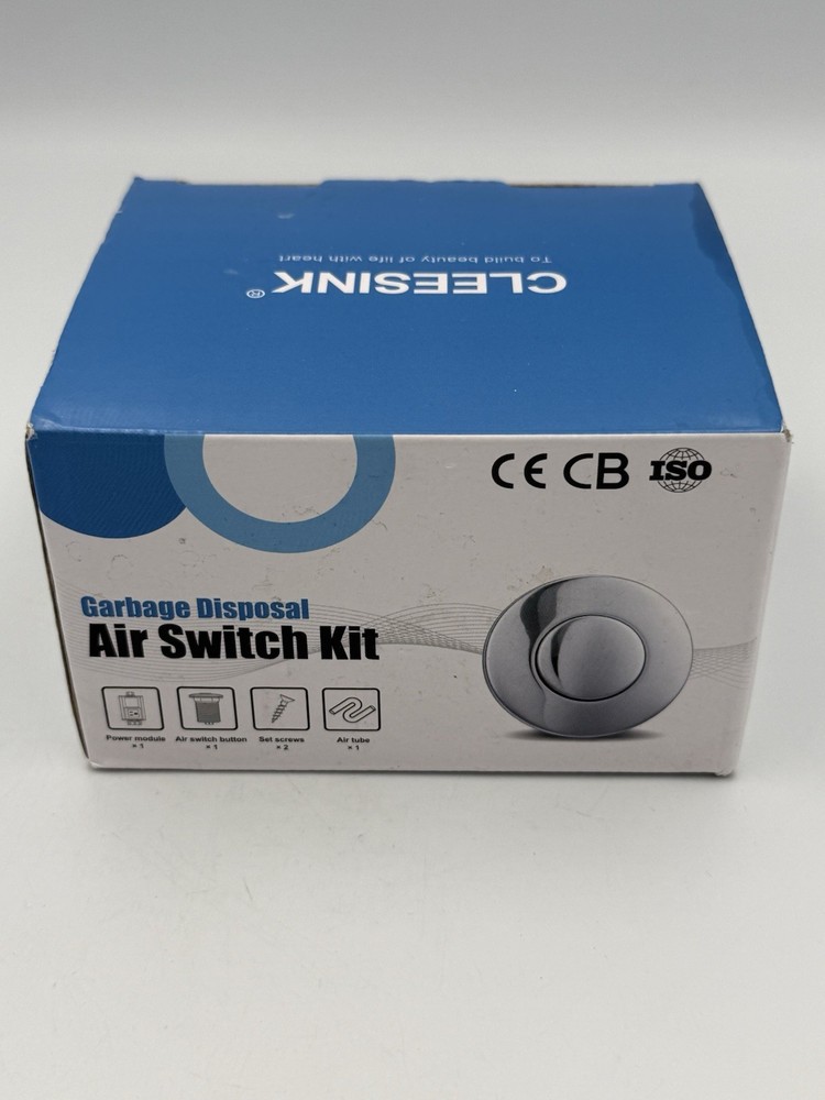 CLEESINK Garbage Disposal Air Switch Kit NIB