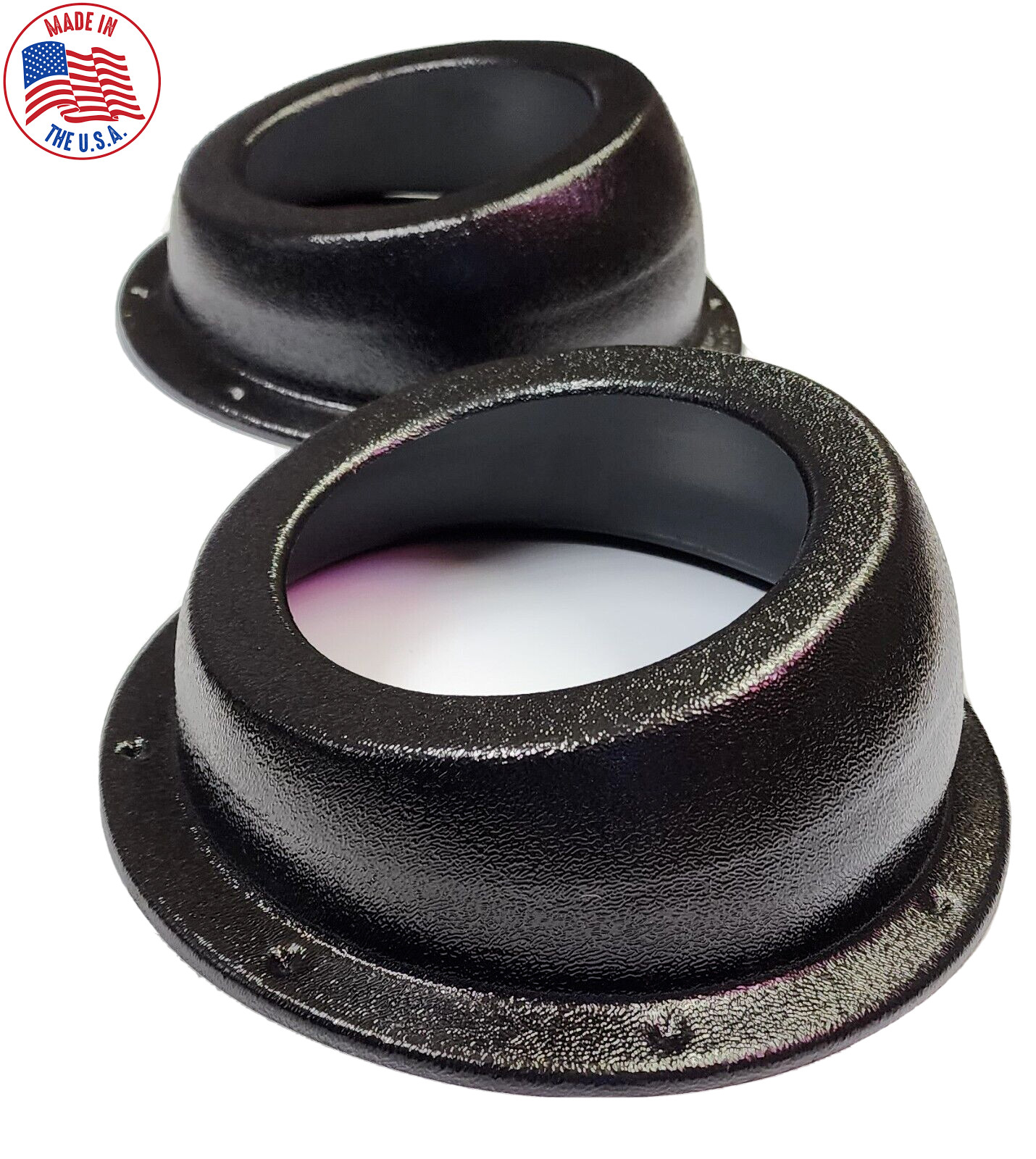 ANGLED WFL SPEAKER PODS 6.5" 6 1/2" SPEAKER MOUNTS W/FLANGE MADE IN THE U.S.A.