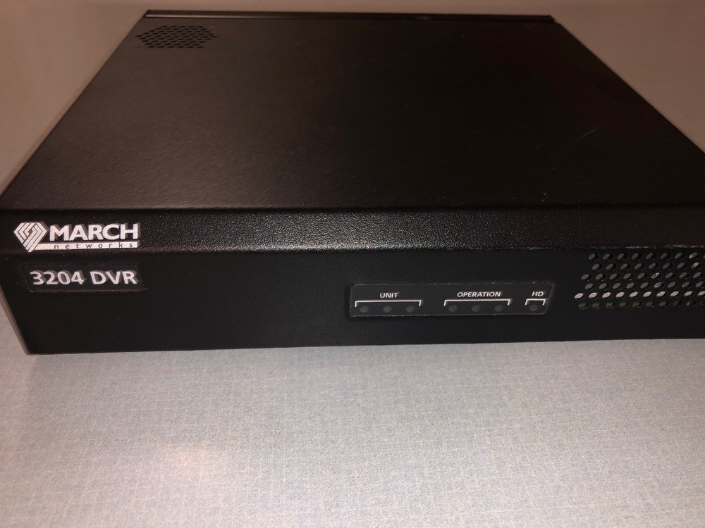 March Networks 3204, 4ch Compact Network DVR (no hdd) Tested & Working