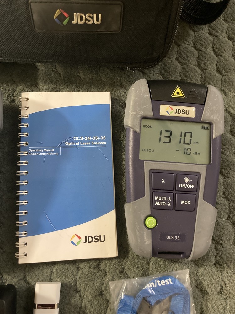 JDSU OLP-35 Optical Power Meter JDSU OLS-35 Optical Laser Source