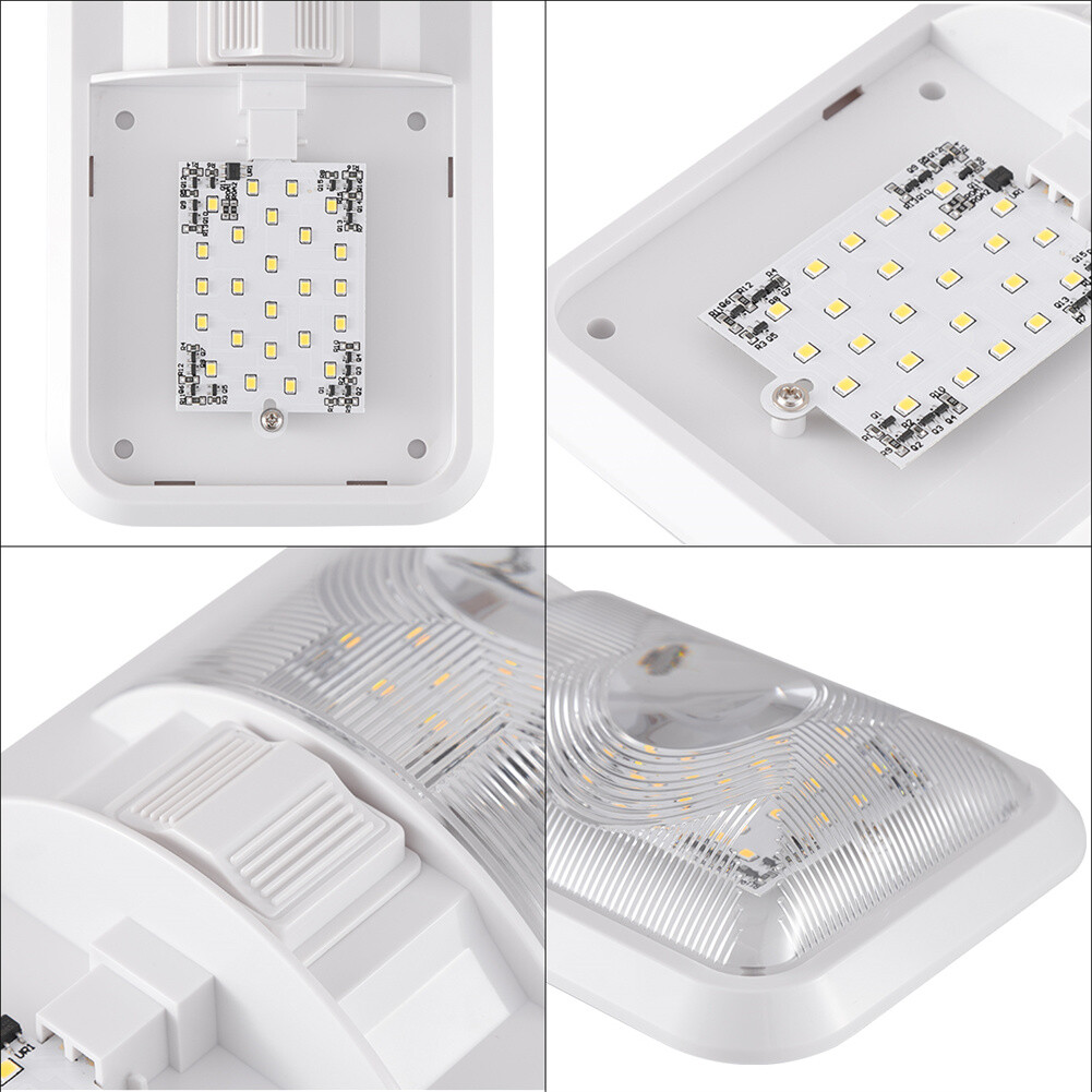 4PCS 12V Led RV Ceiling Dome Light RV Interior Lighting for Trailer Camper Boat
