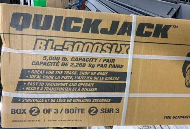 QuickJack - RIGHT FRAME (Box 2 ONLY) - 5000lb Portable Car Lift for BL-5000SLX