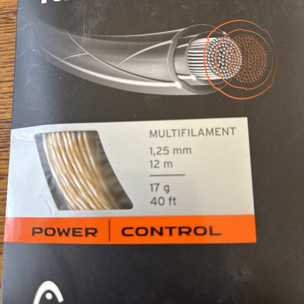 HEAD RIP Control 17 Tennis String Set - Natural