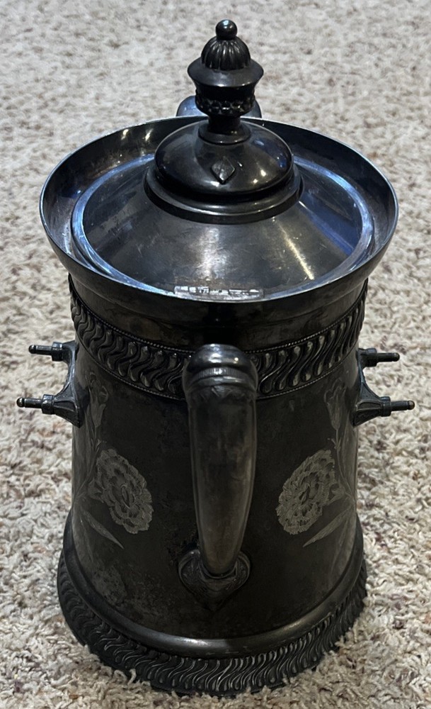 Antique Wilcox Silver Plate Water Pitcher