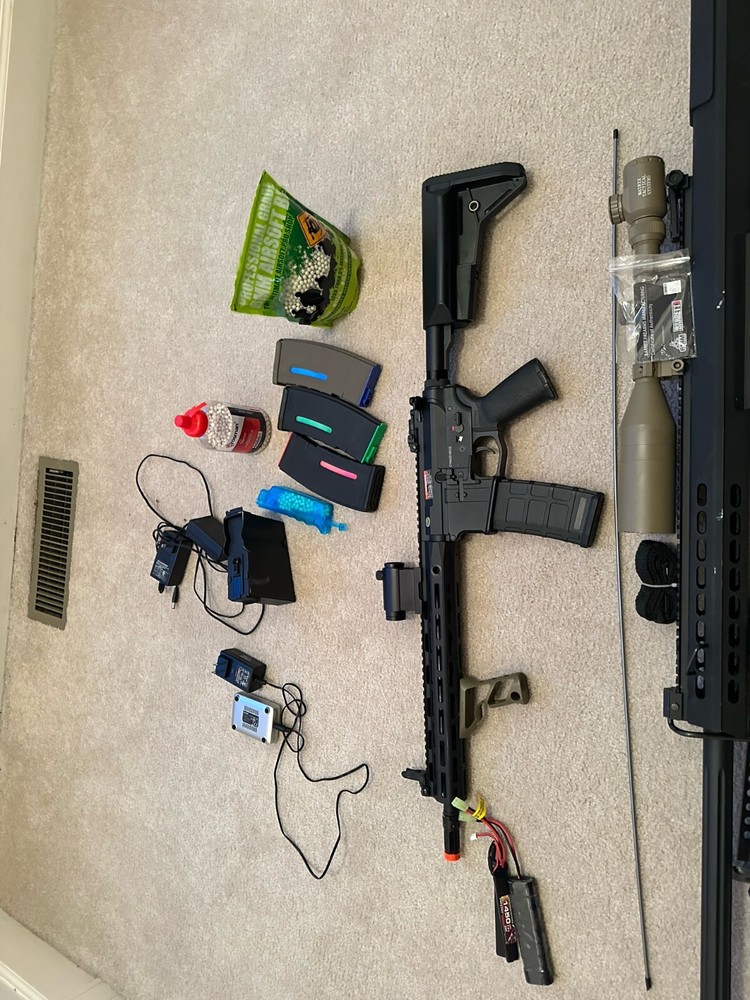 Baretta + ar airsoft gun