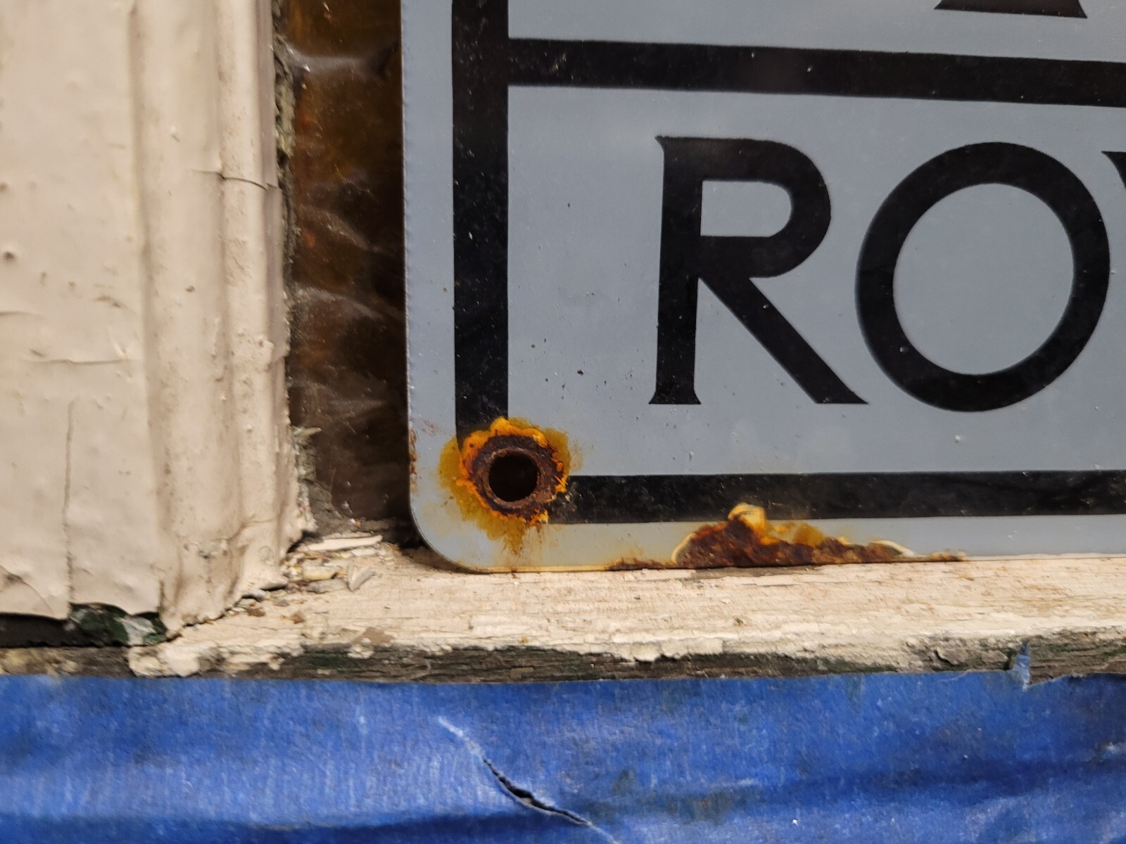 VINTAGE ROLLS ROYCE PORCELAIN SIGN BRITISH AUTOMOBILE DEALER LONDON CAR DEALER