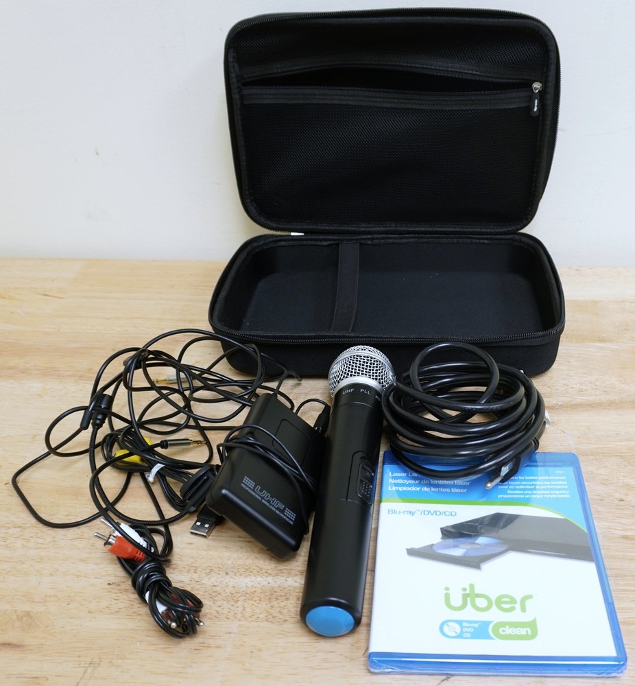 PLL UHF Handheld Microphone, Transmitter, Case, Etc.