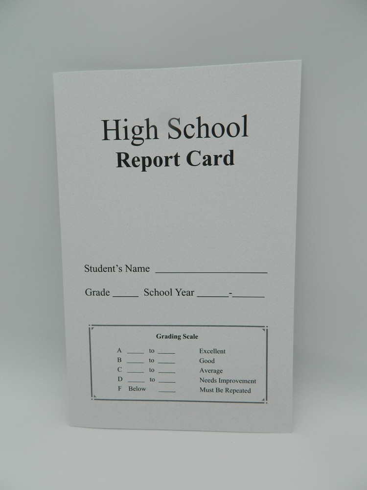 High School Homeschool Record Keeping Kit, 4 Report Cards / 1 Transcript Folder