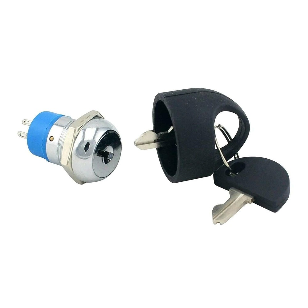 Ignition Switch with Key, Replacement Mobility Scooter Spare Start On/Off Igniti
