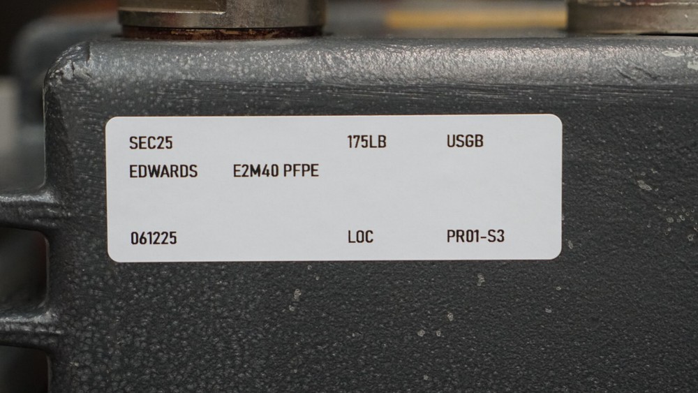 EDWARDS E2M40 PFPE Rotary Vane Two-Stage Vacuum Pump 3PH