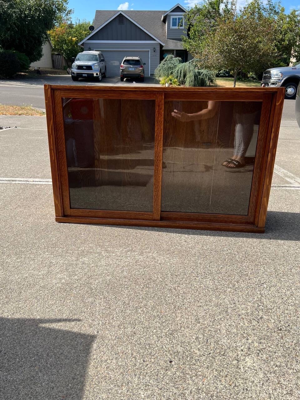 Antique Oak Sectional Danner Company Bookcase One Section Only