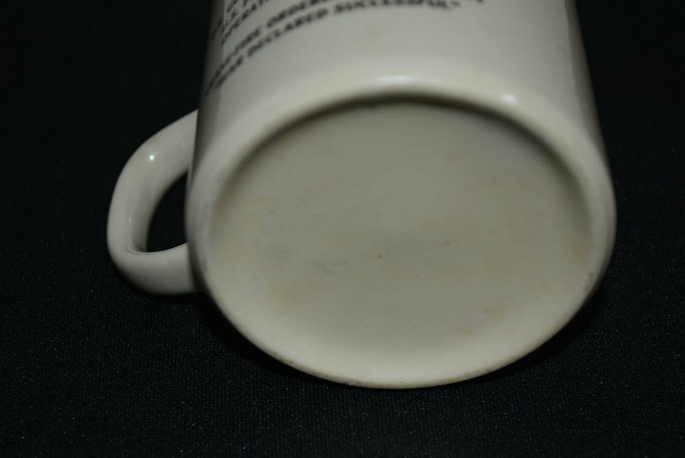 OPERATION DESERT SHIELD STORM facts COFFEE CUP - MUG EUC