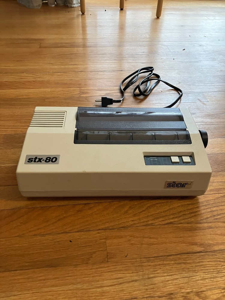Vintage Star Micronics STX-80 Printer, works!