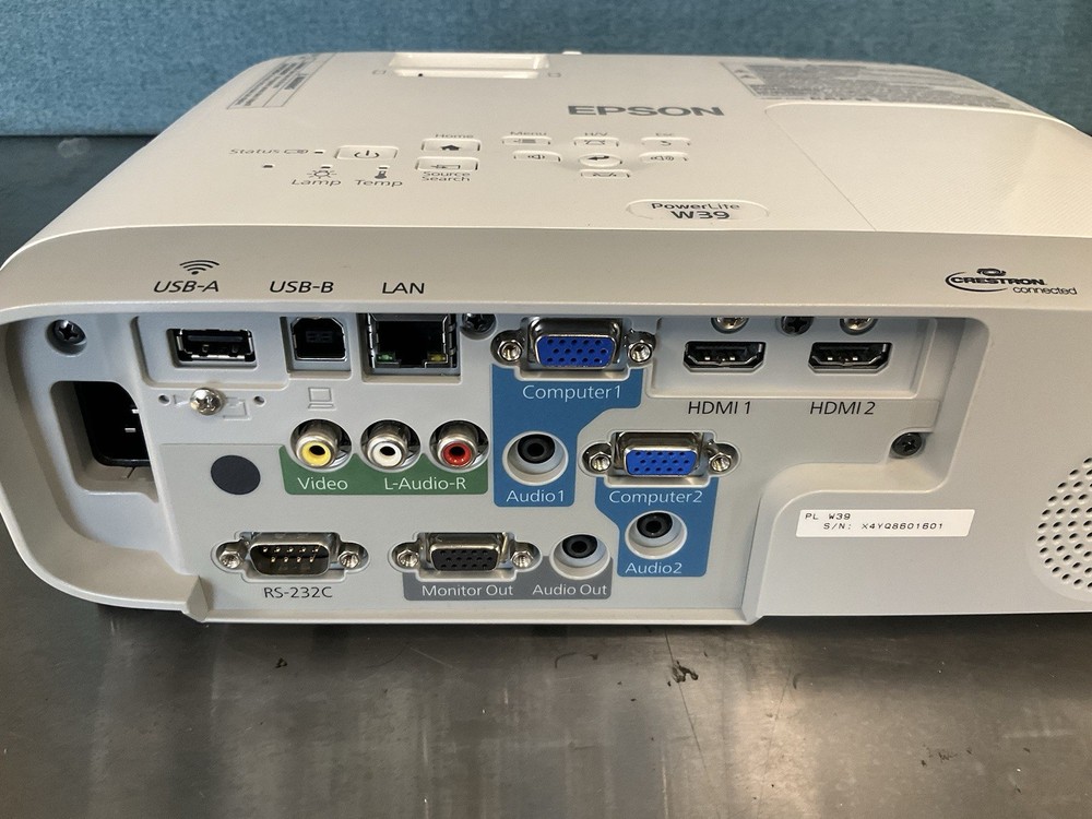 Epson PowerLite w39 Projector - 2871 Hours