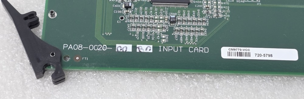 Pelco CM9770-VCC A0 Input Card PC08-0020-00B0