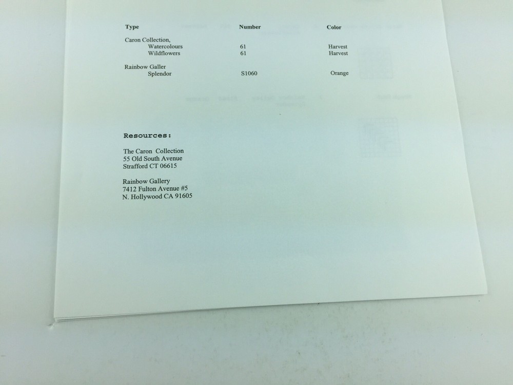 Needlework Designs By CJ Warm Colors Of Fall Needlepoint Pattern