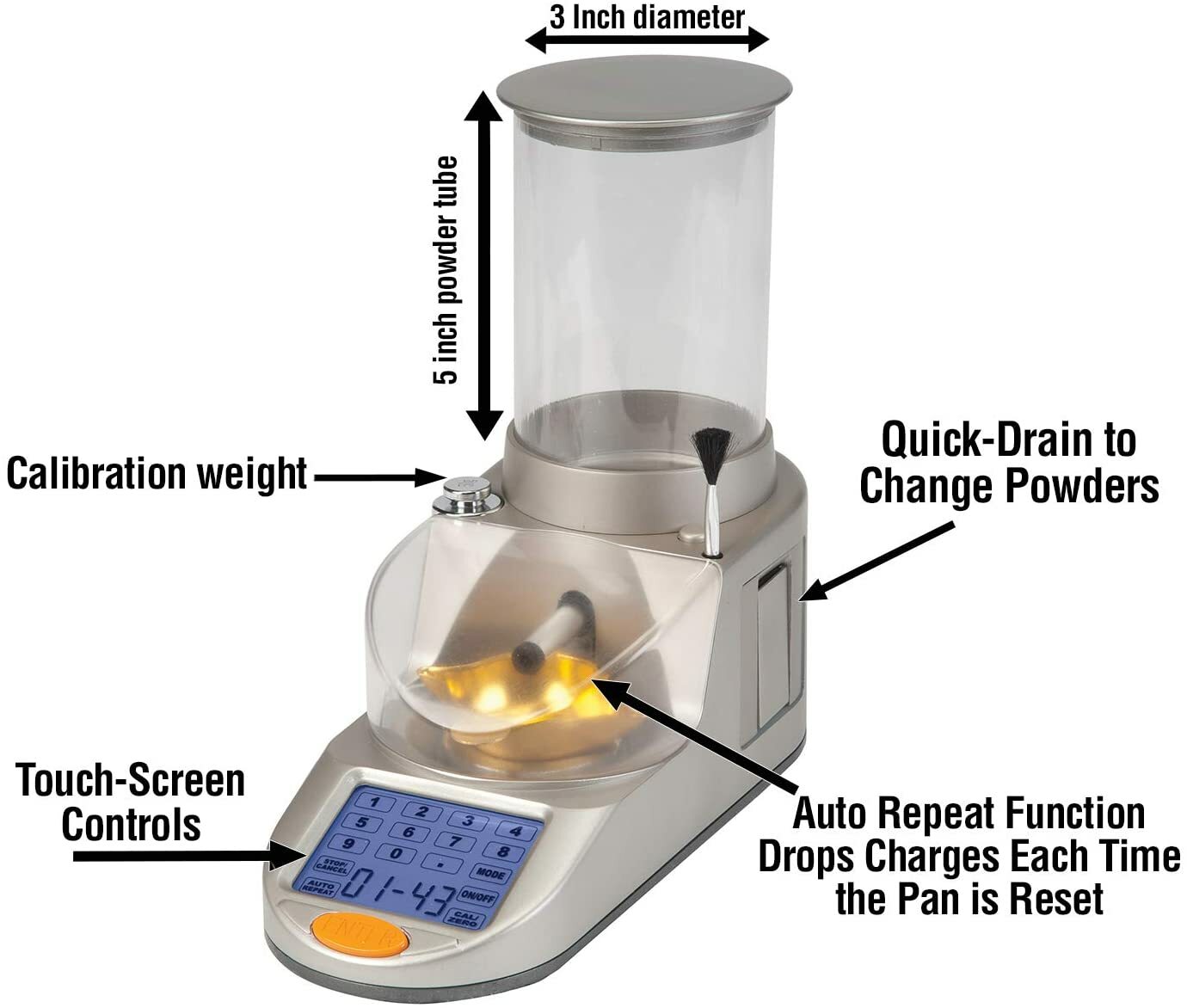 Lyman Gen 6 Compact Digital Reloading Powder System 115/230V - 7750550