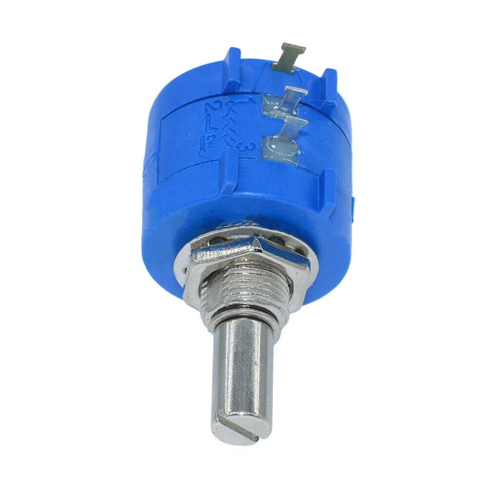 2/4/6Pcs Rotary Potentiometer Variable Dial Resistor Precision Multiturn 10-Turn