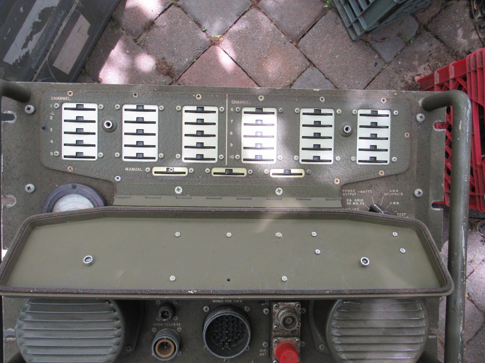 Vintage US Military Radio Transmitter T-217A/GR General Motors Co HAM Radio