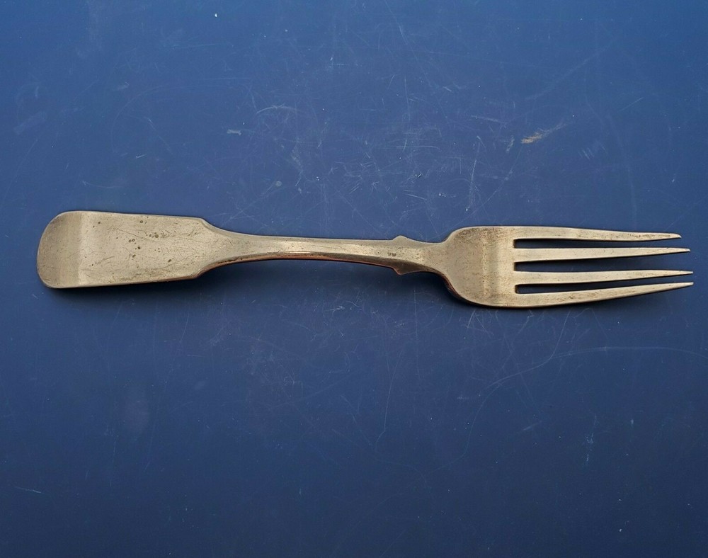 Russian 84 Silver Fiddle Dinner Fork