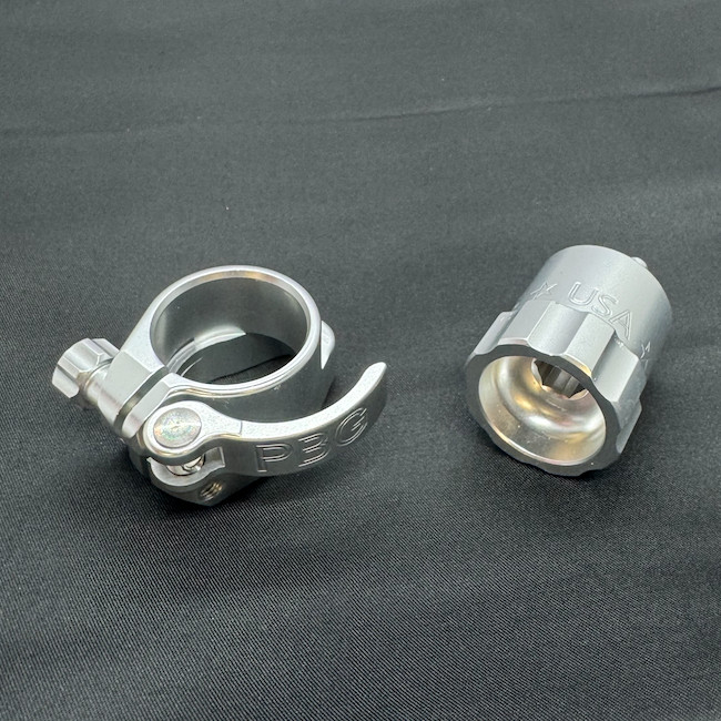 Planet Eclipse EMEK 100 ETHA2 Aluminum Feedneck and Back Cap Combo - SILVER