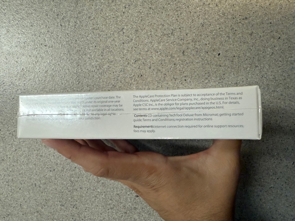 MacBook Air/MacBook AppleCare Protection Plan - Unopened SEALED