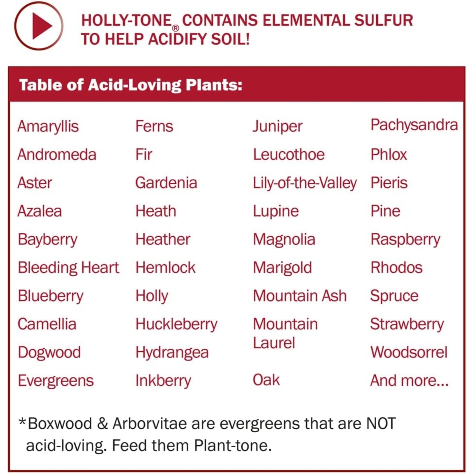 Espoma Organic Holly-tone Evergreen & Azalea Food for Acid Loving Plants, 36lbs