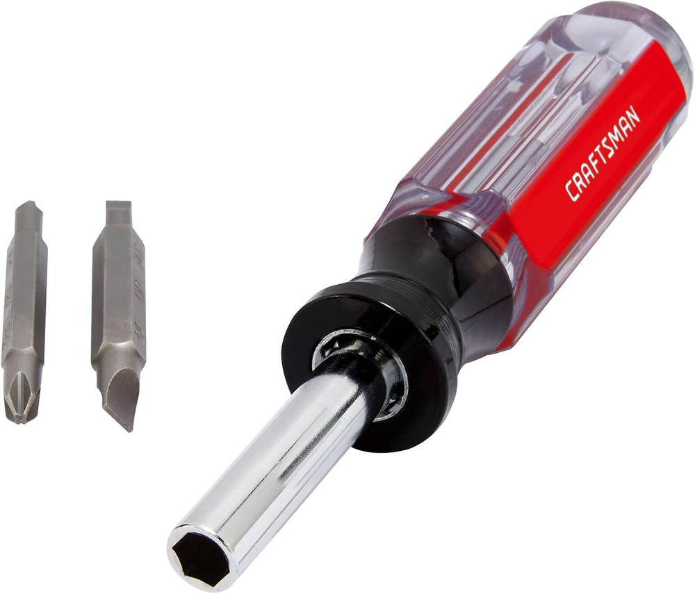 Screwdriver Multi-Bit Set, 6 in 1, Acetate Handle (CMHT66052)