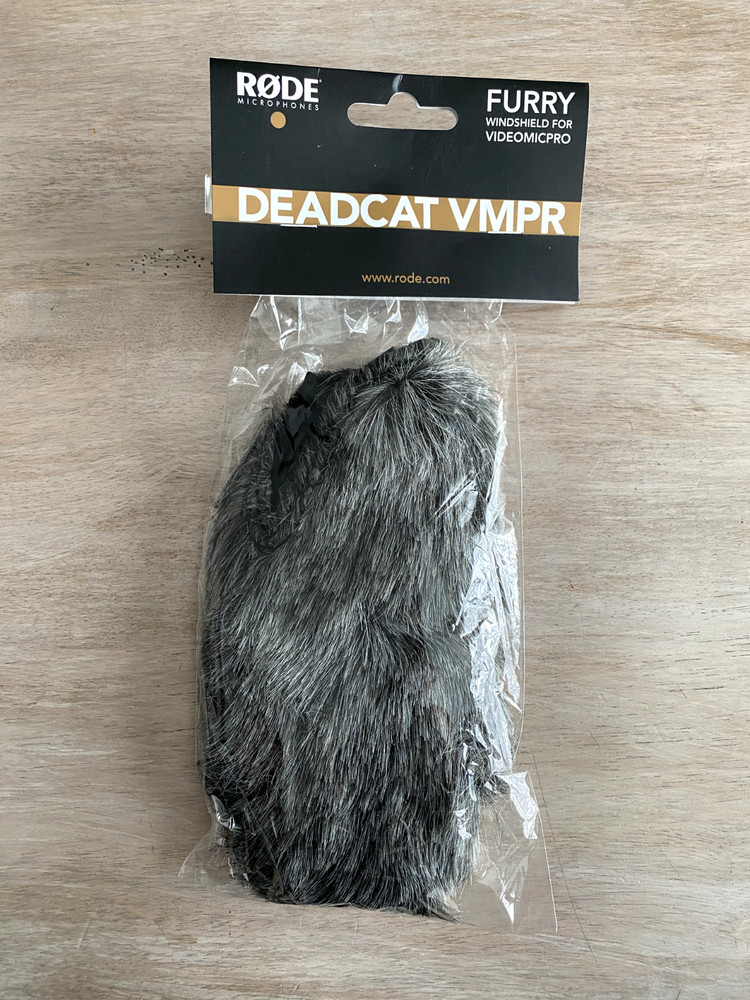 RODE DeadCat VMPR Artificial Fur Wind Shield - NEW - OPENED BOX
