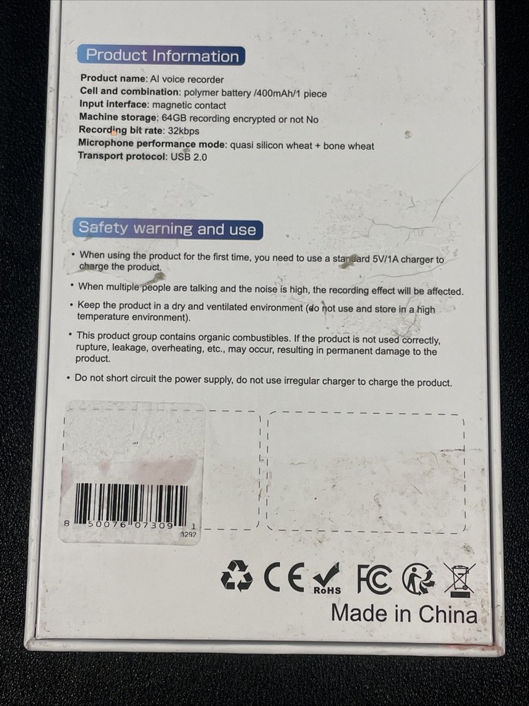 AI-Powered Slim Voice Recorder, Note-Taking, Transcription MagSafe Case