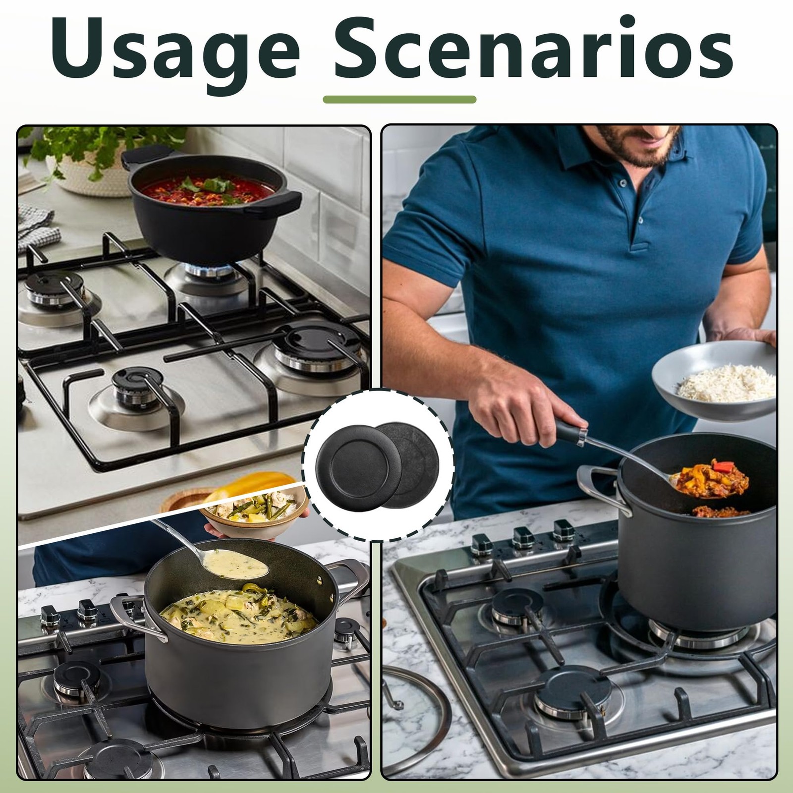 5 Pcs W10832694 Gas Stove Burner Cap for Whirlpool Ranges | Replaces W1059713...