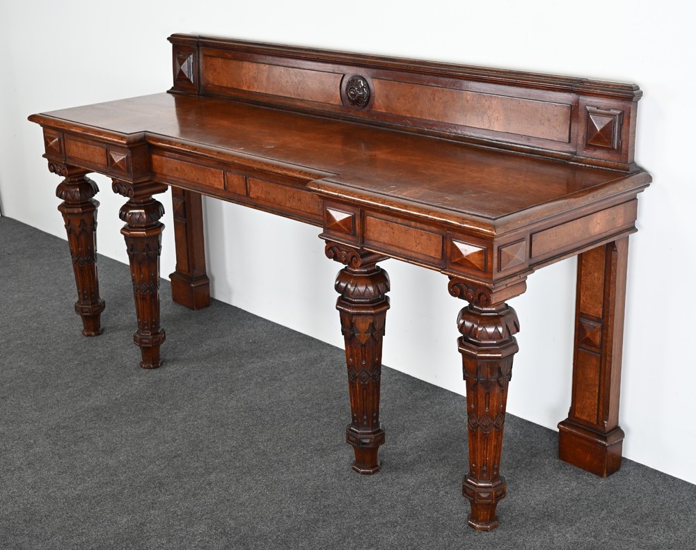19th Century Gothic Sideboard or Huntboard