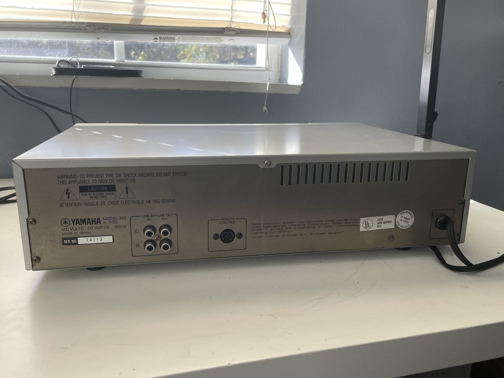 Yamaha K-700 Cassette Deck (Working With Issues)