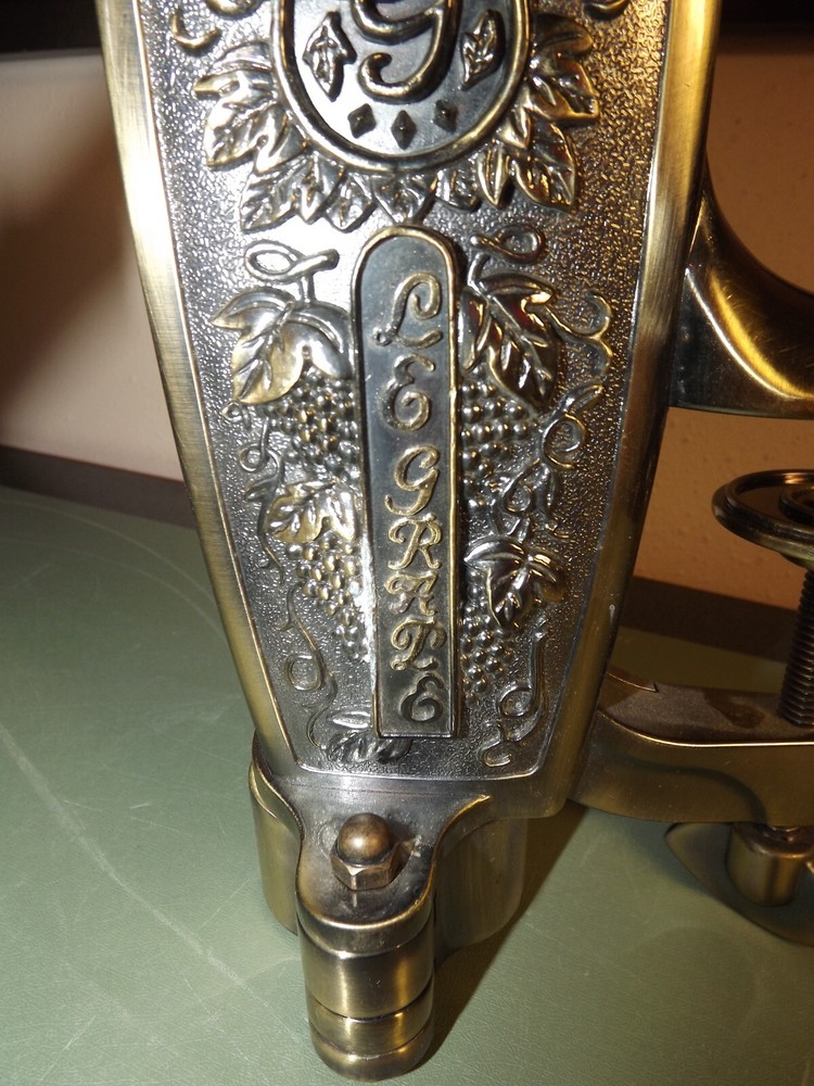 Vintage Legrape Table Mount Corkscrew Bottle Opener